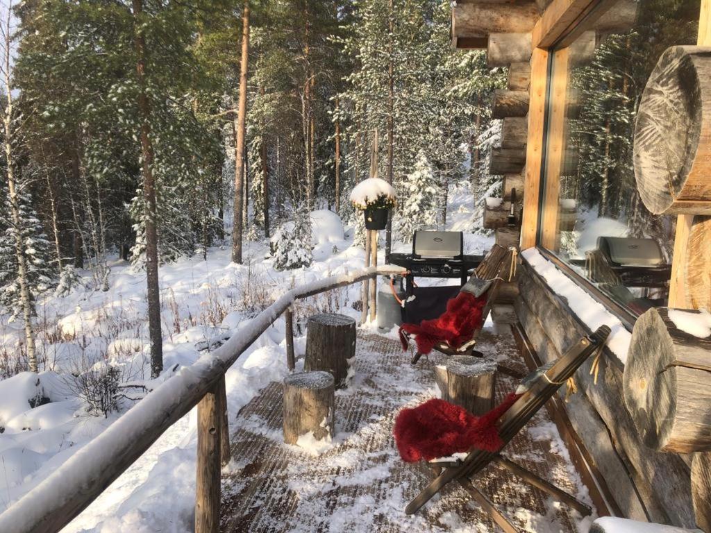 Cozy Log Cabin By Invisible Forest Lodge Rovaniemi Zewnętrze zdjęcie